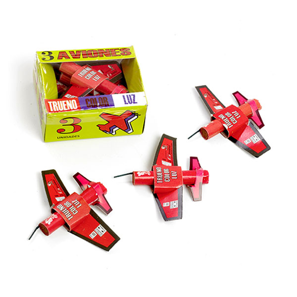 Aviones Trueno y Color 3 Uds